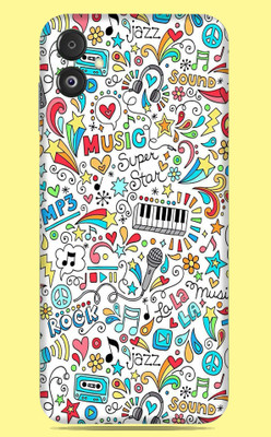 SkinoMania Samsung Galaxy F14 5G Mobile Skin(Multicolor Music-Graffiti)