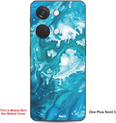 VYBE The Smart Choice One Plus Nord 3 Abstract Embossed Mobile Skin(Baltic Sea A15)