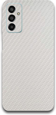 BUGGU Samsung Galaxy F13 Mobile Skin(White Carbon Fiber Skin With High Matte Finish.)