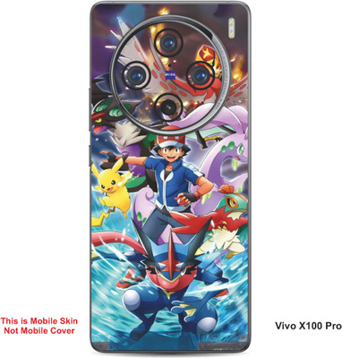 VYBE The Smart Choice Vivo X100 Pro Pokemon Embossed Mobile Skin(MultiColour B16)