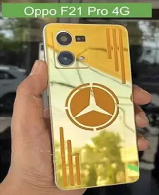 MOBIZONE OPPO F21 PRO 4G GOLD MIRROR BACK PANNEL Mobile Skin(Gold)