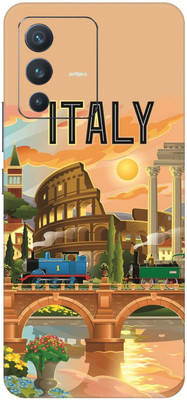 wrap craft VIVO V23 5G Premium Vinyl Mobile Skin(Multicolor)