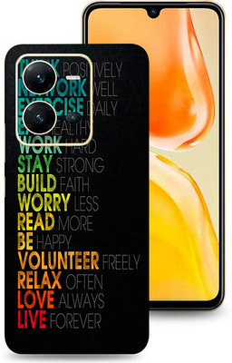 SkinoMania Vivo V25-5G Mobile Skin(Multicolor Think Positively)