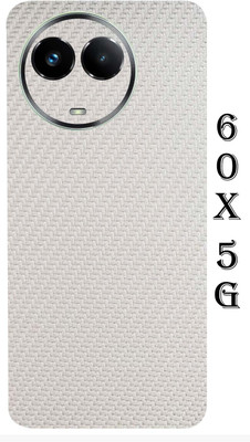 TJ CREATION Realme Narzo 60X 5G Mobile Skin(Ultra Super White Carbon Fiber Skin With High Matte Finish.)