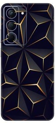 Vcare GadGets realme P3x 5G Mobile Skin(Black & Gold)