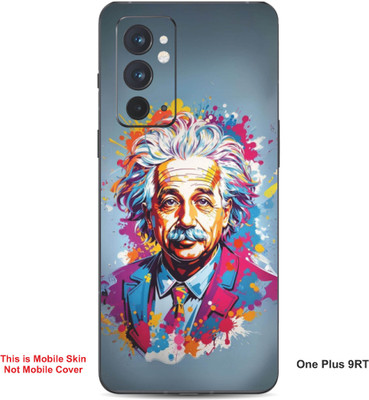 VYBE The Smart Choice One Plus 9RT Abstract Embossed Mobile Skin(Greenush Blue A7)