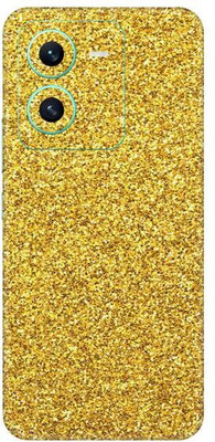 Vcare GadGets V25 5G Mobile Skin(Glitter Gold)