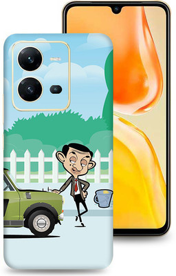 SkinoMania Vivo V25-5G Mobile Skin(Multicolor Mr Bean Car)
