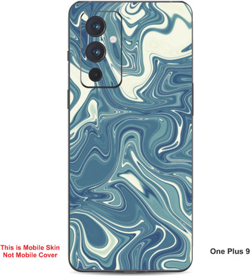 VYBE The Smart Choice One Plus 9 Abstract Embossed Mobile Skin(Vanilla A4)