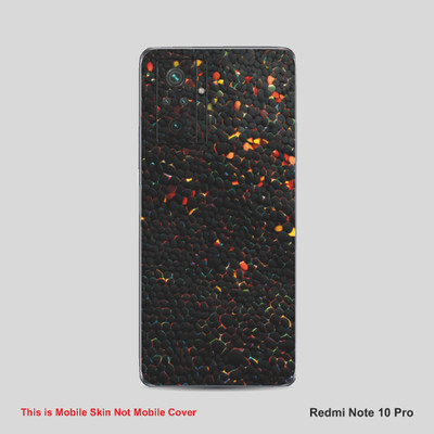 VYBE The Smart Choice Redmi Note 10 Pro Pattern Mobile Skin Mobile Skin(Multi Colour AD5)