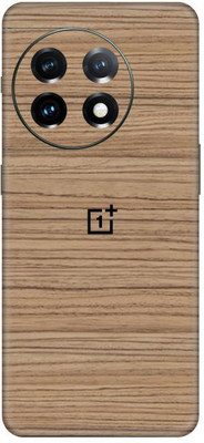 Vcare GadGets One Plus 11 5G With Logo Mobile Skin(Wooden)