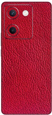 Vcare GadGets Leather Red Y200 Pro 5G Mobile Skin(Leather Red)
