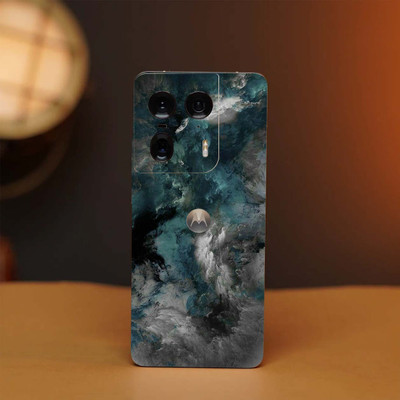 TJ CREATION Motorola Edge 50 Ultra 5G Mobile Skin(Ulltra Super Dark Clouds Skin With High Matte Finish., Mobile Skin (Back+Side+Camera))