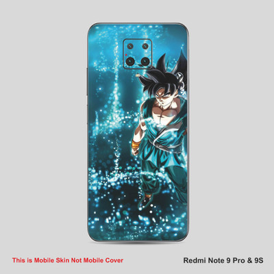 VYBE The Smart Choice Redmi Note 9S Goku Mobile Skin Mobile Skin(Dark Slate Blue A28)