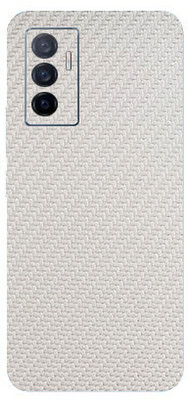AsSkin Vivo V23e 5G Mobile Skin(Ultra Super White Carbon Skin With High Matte Finish)
