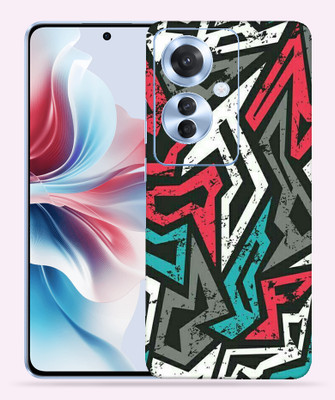OggyBaba OggyBaba Oppo Reno 11f Mobile Skin(Abstract Mad Angle)