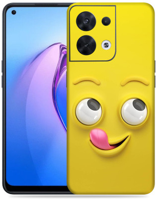 SkinoMania Oppo Reno 8 5G Mobile Skin(Multicolor Funny Cartoon)