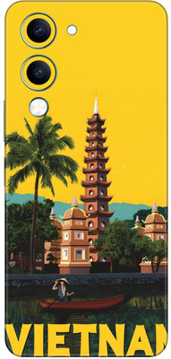 wrap craft VIVO IQOO Z10 LITE 5G Premium Vinyl BACK 23 Mobile Skin(Multicolor)