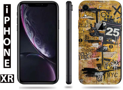 BugguSkin Apple iPhone XR Mobile Skin(Ultra Super Multicolor Graffiti Skin With High Matte Finish.)
