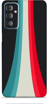 WeCre8 Skin's Samsung Galaxy F23 5G Mobile Skin(Strip Abstract Multicolor Mobile Skin With Cleaning Wipe)