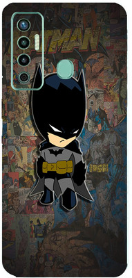 BUGGU Tecno Pouvoir 4 Mobile Skin(Ultra Super Baby Batman Skin With High Matte Finish.)
