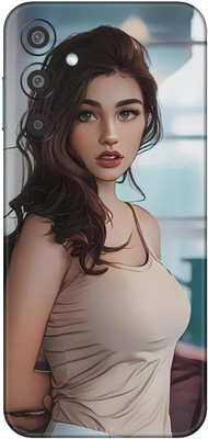 SKINADDA SAMSUNG GALAXY M35 5G Premium Vinyl BACK 61 Mobile Skin(Multicolor)