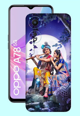 WeCre8 Skin's Oppo A78 5G Mobile Skin(Blue RK Multicolor Mobile Skin)