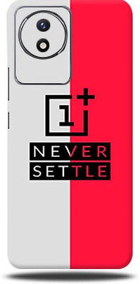 Mclaxa VIVO Y02 4G, 1 + never settle For Vivo Y 02 4g, vivo y02 4g Mobile Skin(1 + never settle skin (Only Back Panel Coverage))