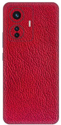 Vcare GadGets iQOO Z6 Pro 5G Mobile Skin(Leather Red)