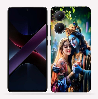 OggyBaba OggyBaba Poco X7 pro 5g Mobile Skin(Kanha sang Radha)