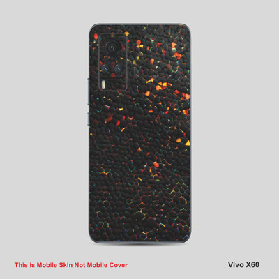 VYBE The Smart Choice Vivo X60 Pattern Mobile Skin Mobile Skin(Multi ColourCJ1)