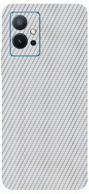 AsSkin Vivo T1 5g, vivo t1 5g, vivo Mobile Skin(Ultra Super Silver Carbon Fiber With High Matte Finish .Skin..)