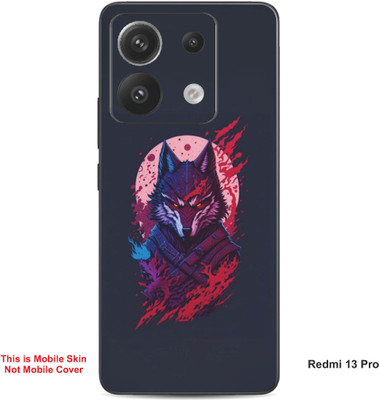VYBE The Smart Choice Redmi 13 Pro Wolf Embossed Mobile Skin(Flamingo Pink)