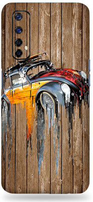 AsSkin Realme 7 Mobile Skin(Flowing Car With High Matte Finish.)