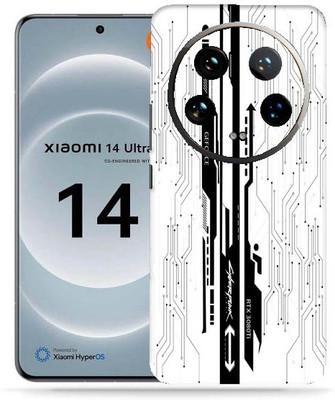 WeCre8 Skin's Xiaomi 14 Ultra 5G Mobile Skin(White CyberPunk)
