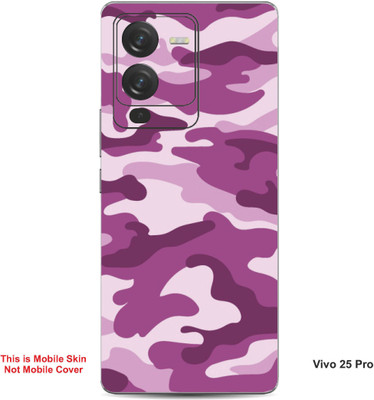 VYBE The Smart Choice Vivo 25 Pro Camouflage Embossed Mobile Skin(Hemlock 1)