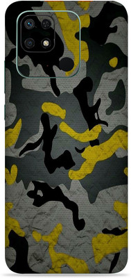 SkinoMania Redmi 10c Mobile Skin(Multicolor Camo-Yellow)