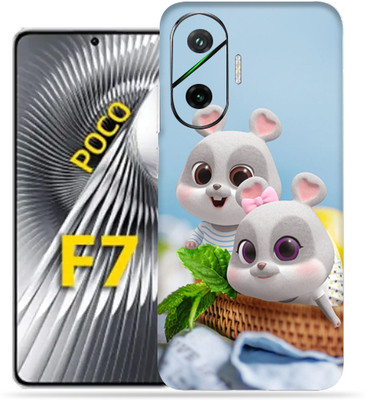 Gizmo Wraps Xiaomi Poco F7 5g Mobile Skin(Cute Rabbit)