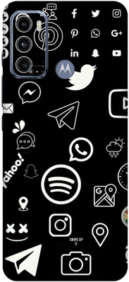 ScreenMart Motorola Moto G60 Mobile Skin(Multicolor)