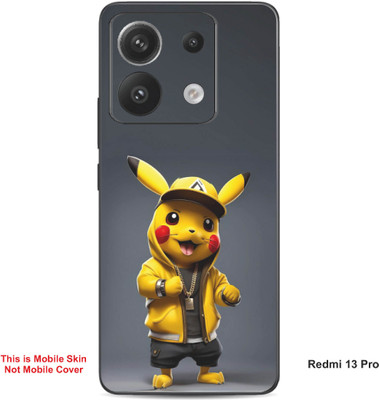 VYBE The Smart Choice Redmi 13 Pro Pokemon Embossed Mobile Skin(Banana Yellow A1)