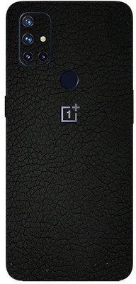 BugguSkin OnePlus Nord N10 5G Mobile Skin(Ultra Super Black Leather Skin With High Matte Finish.)