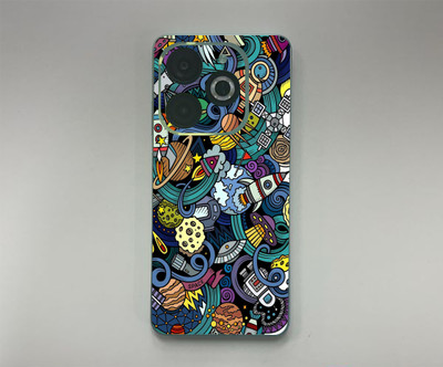 Pochanki Infinix Smart 8 Mobile Skin(Multicolor)