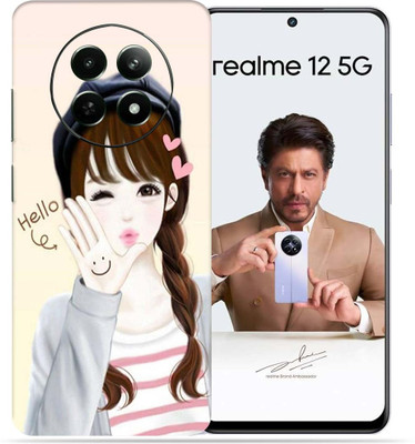 OggyBaba Realme 12 5g Mobile Skin(Cute-Girl)