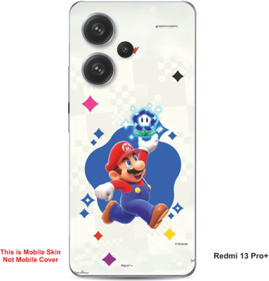 VYBE The Smart Choice Redmi 13 Pro Plus Super Mario Embossed Mobile Skin(Mid Blue A1)