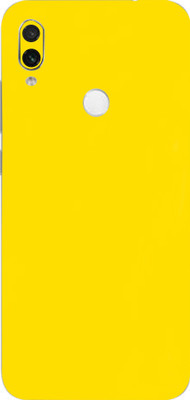 BugguSkin Redmi Note 7, Mi Redmi Note 7 Mobile Skin(Ultra Super Yellow Matte Skin With High Mattte Finish.)