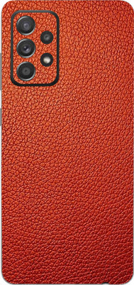 TJ CREATION Samsung Galaxy A52s 5G, samsung galaxy a52s5g Mobile Skin(Ultra Super Red Leather Skin With High Matte Finish., Mobile Skin (Back+Side+Camera))