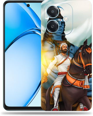 SkinoMania OPPO A3x 5G Premium Vinyl Mobile Skin (Multicolor) Mobile Skin(Har Har Mahadev)