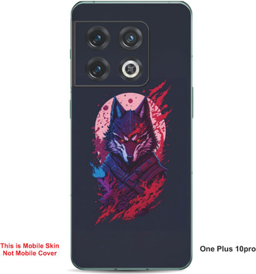 VYBE The Smart Choice One Plus 10 Pro Wolf Embossed Mobile Skin(Flamingo Pink)