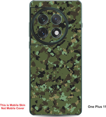 VYBE The Smart Choice One Plus 11 Camouflage Embossed Mobile Skin(Hemlock A11)
