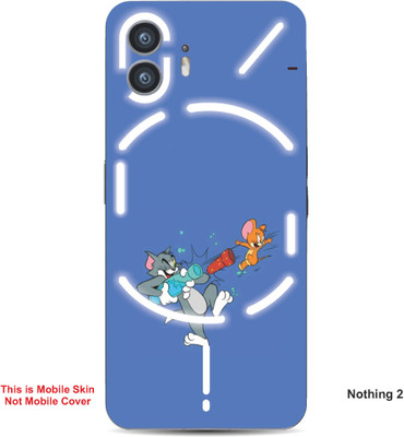 VYBE The Smart Choice Nothing 2 Tom & Jerry Embossed Mobile Skin(Glaucous A2)